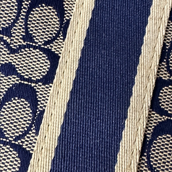 Coach RARE North/South Swingpack Navy Signature Crossbody - Style F51163 - Picture 12 of 16